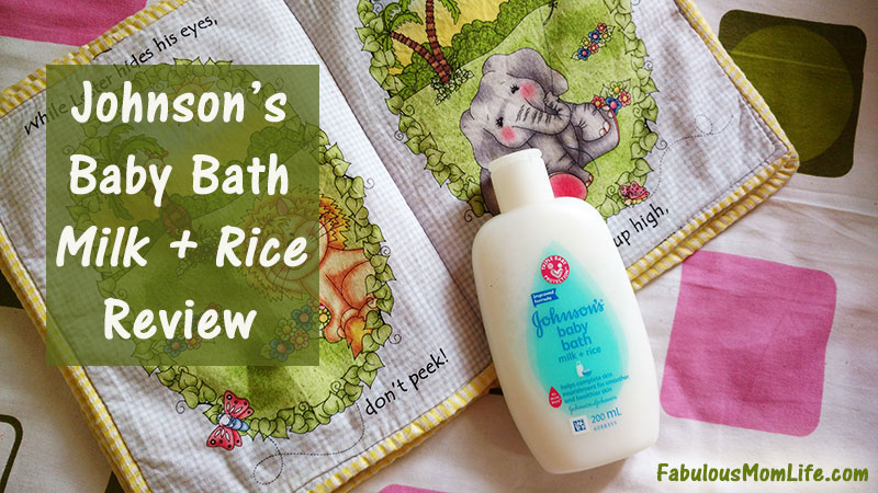 Johnson's Baby Bath Milk+Rice Review