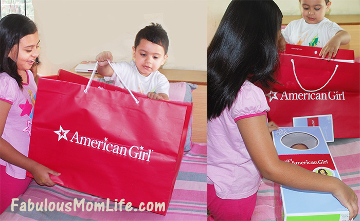 Opening the American Girl Doll Birthday Surprise
