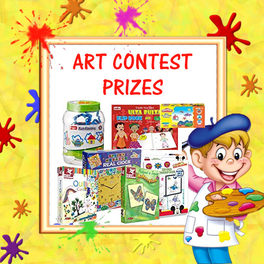 Prizes for Art Contest for Kids in India by Fabulous Mom Life