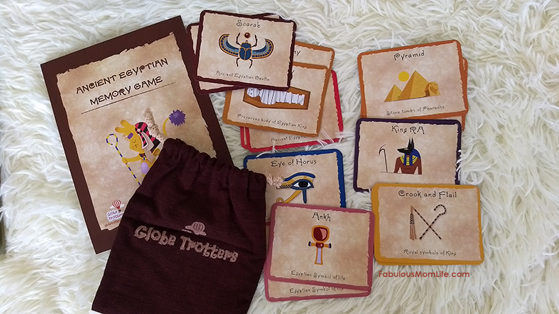 Globe Trotters Box Egypt Memory Game