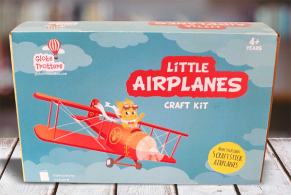 Get a chance to win the Little Airplanes Craft Kit from Globe Trotters Box!