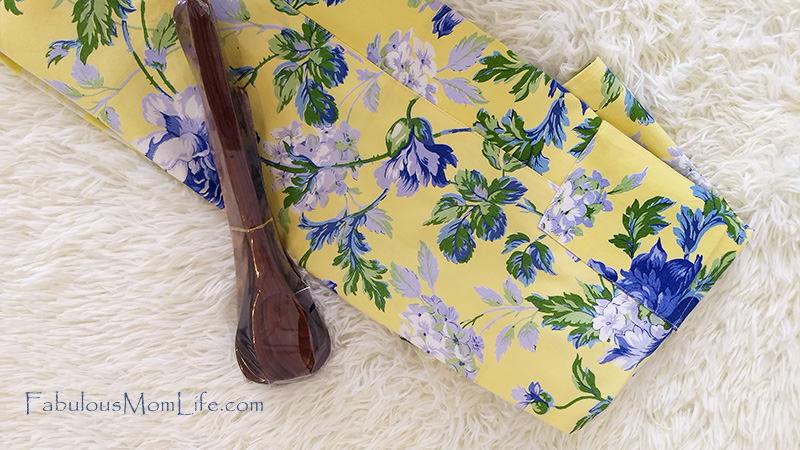 Yellow Blue Floral Apron - Mother's Day Gift Ideas