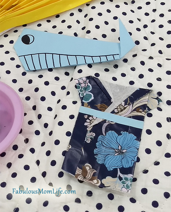 DIY Origami Kimono and Whale