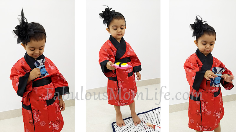 Toddler Japanese Kimono Dress Up