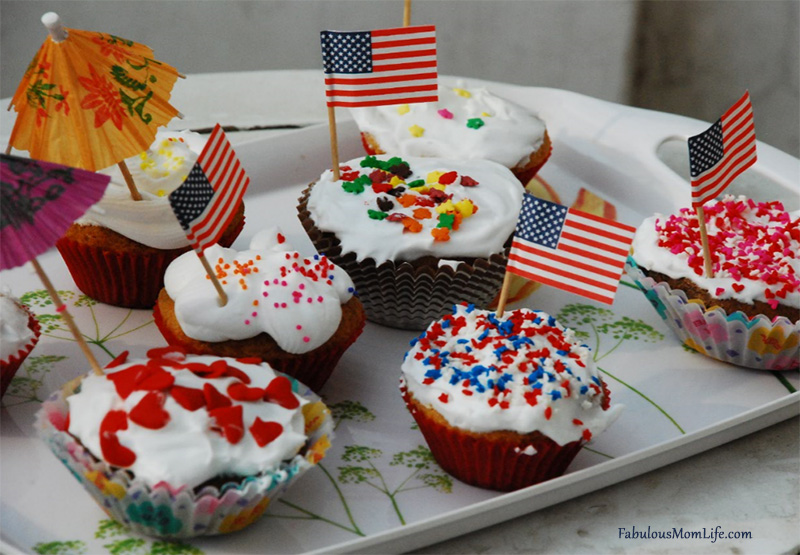 fourth of july cupcakes