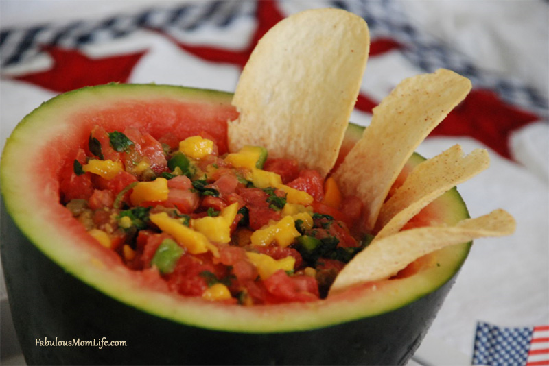 Watermelon and Mango Salsa