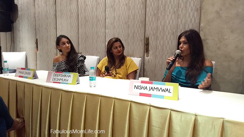 Nisha Jamwal, Deepshikha Deshmukh and Mansi Zaveri at Pinwheel Project
