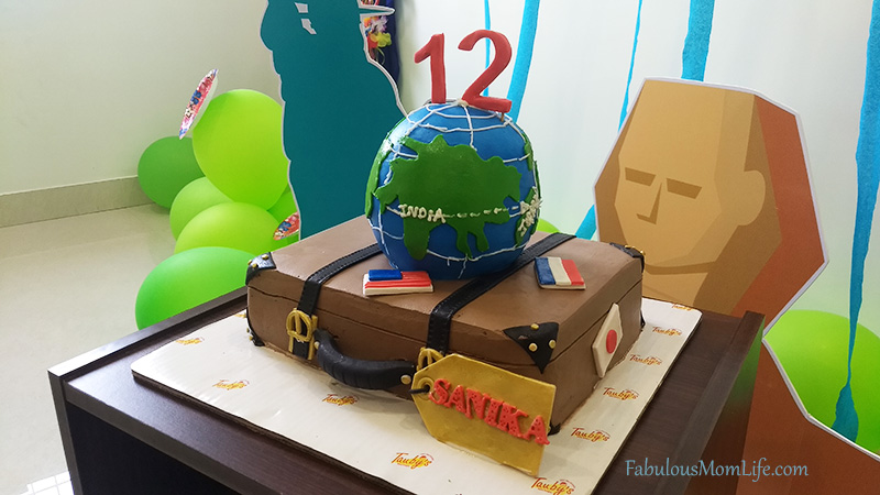 Around the World Birthday Cake