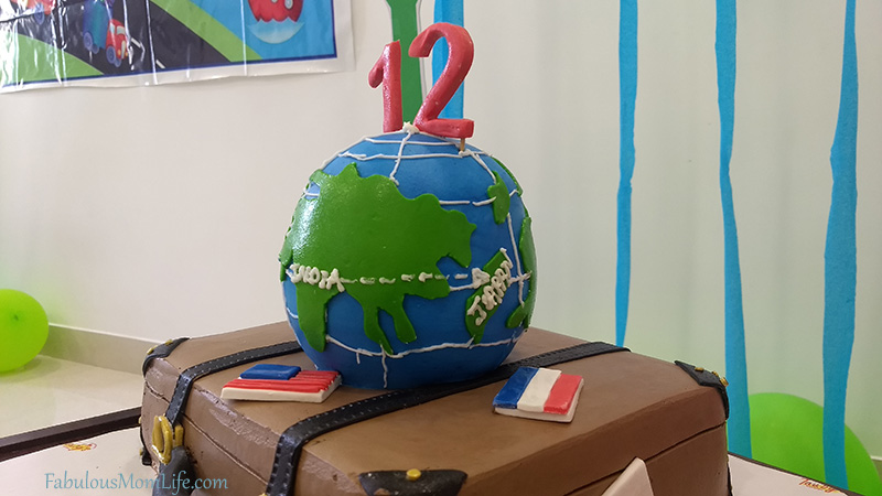 Around the World Birthday Cake