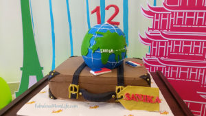 Around the World Birthday Cake