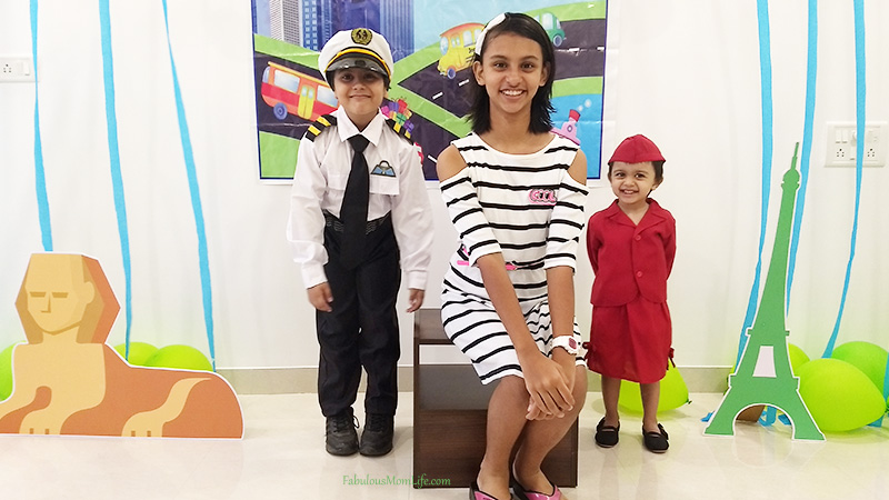 Around the World Birthday Party - Pilot and Air Hostess