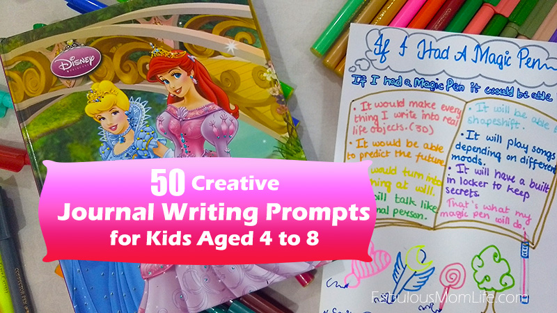 50 Creative Journal Writing Prompts for Kids Aged 4 to 8