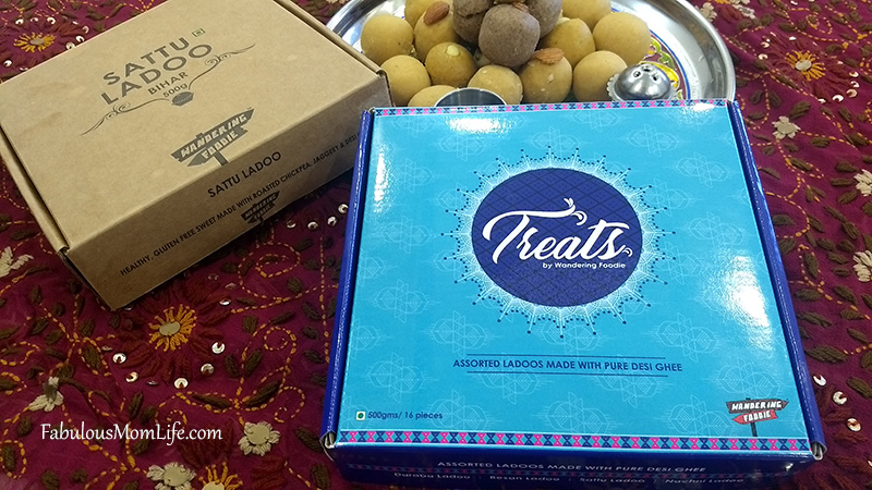 Sattu and Assorted Laddoo Boxes from Wandering Foodie