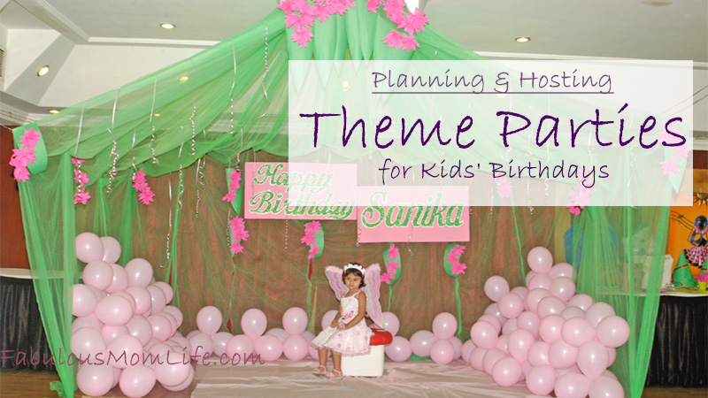 Guide to Planning & Hosting Theme Parties for Kids' Birthdays - Fairy Themed Birthday Stage Decoration