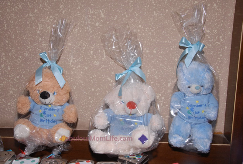 Personalized Teddy Bears - First Birthday Party Favors for Adults