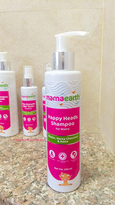 Mamaearth Happy Heads Hair Fall Shampoo Review