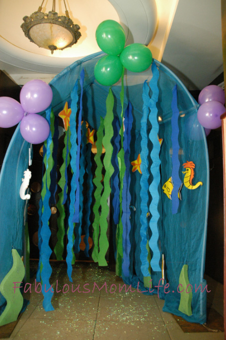 Under the Sea Party Decoration Entrance - Fabulous Mom Life