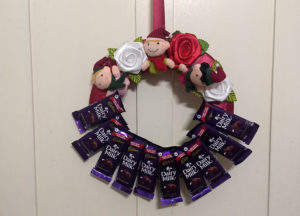 Dairy Milk Wreath