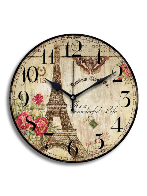 Shabby Chic Eiffel Tower Wall Clock for My Bedroom
