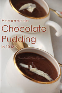 Simple, Homemade Chocolate Pudding