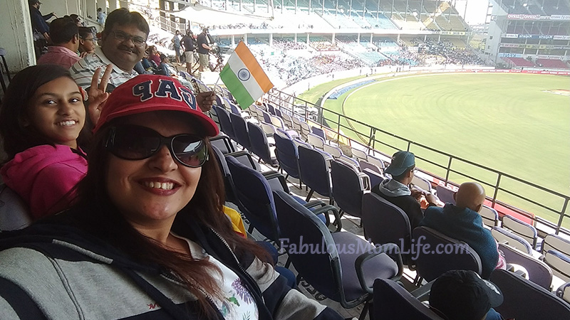 VCA Jamtha Nagpur - India vs Sri Lanka Test Match - Watching a Test Match in the Stadium is the Perfect Family Outing