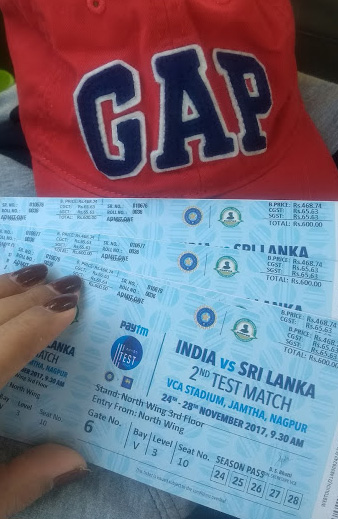 India Sri Lanka Test Match Tickets Nagpur