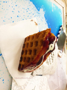 Blueberry Cream Cheese Waffle at Urban Waffle Nagpur