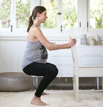 Half Squats - Antenatal Exercise