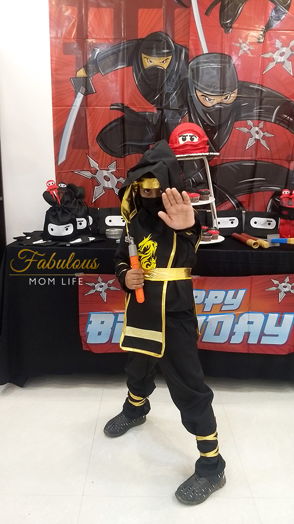 Ninja Birthday Boy Costume