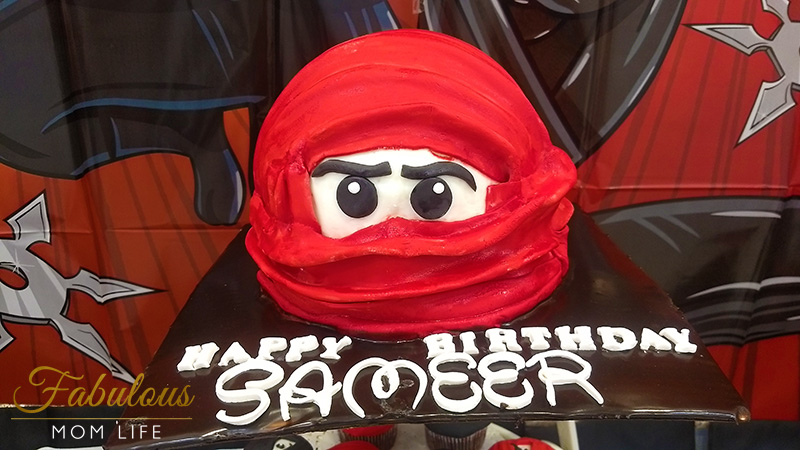 Ninja Birthday Party Cake