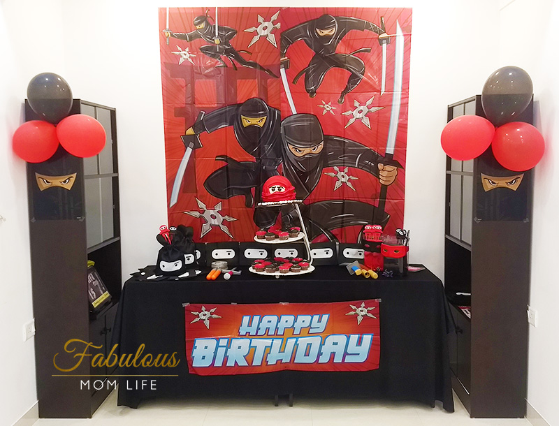 Ninja Birthday Party Decoration Ideas