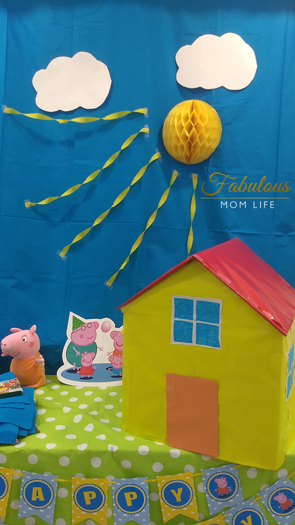 diy peppa pig sky backdrop