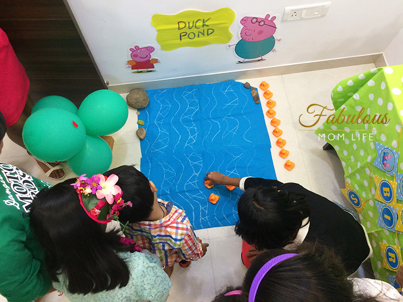 duck pond race game - Peppa Pig Birthday Party Games