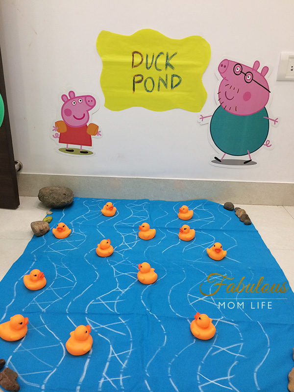 duck pond race game - Peppa Pig Birthday Party Games