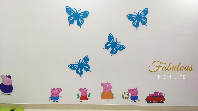Peppa Pig Birthday Party Wall Decor with Cutouts