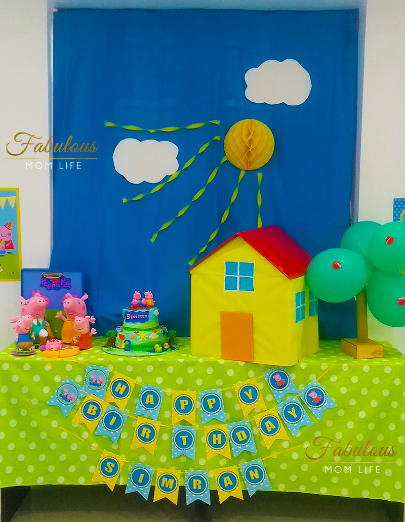 Personalized Peppa Pig Birthday Backdrop, Peppa Pig birthday Banner, Peppa  Pig theme Birthday decorations, Peppa Pig Birthday Party Set