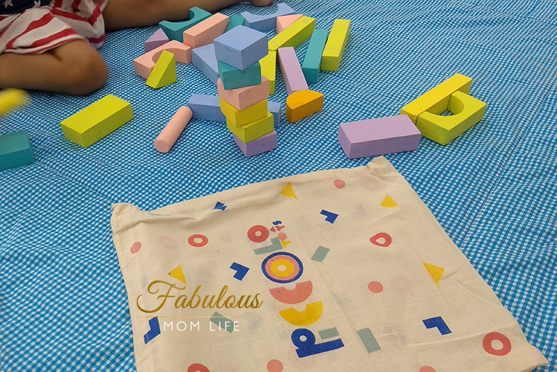 Wooden Building Blocks - Improve hand eye coordination and math skills