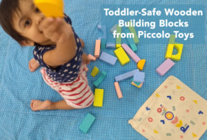 Toddler-Safe Wooden Building Blocks from Piccolo Toys
