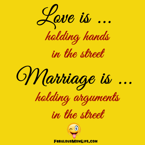 Love & Marriage - Mommy Humor!