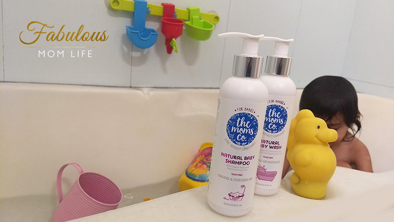 The Moms Co Natural Baby Shampoo and Natural Baby Wash - Our New Bath Routine