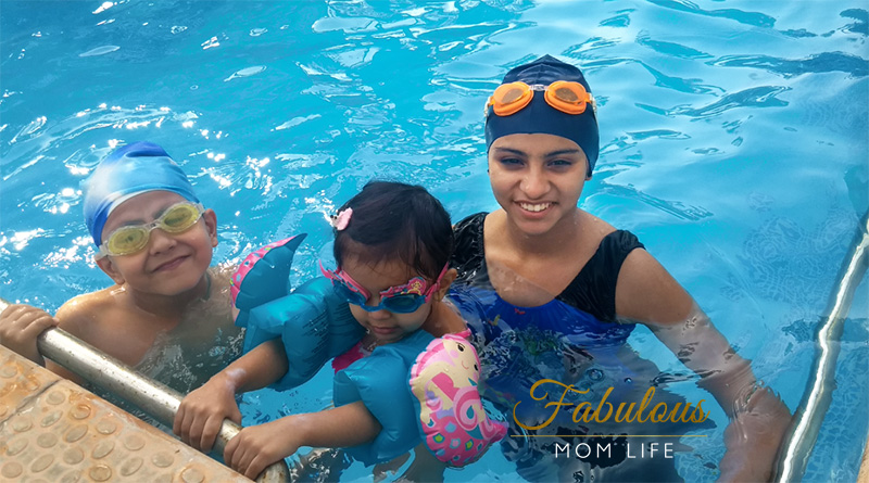 Fabulous Mom Life - Kids in the Swimming Pool - Summer Vacations