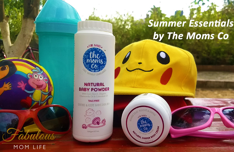 Summer Essentials: Talc Free Baby Powder and Natural Diaper Rash Cream by The Moms Co