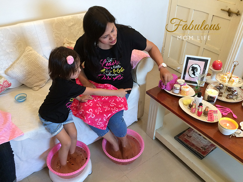 Mother's Day Spa Party - At Home Manicures for Little Girls