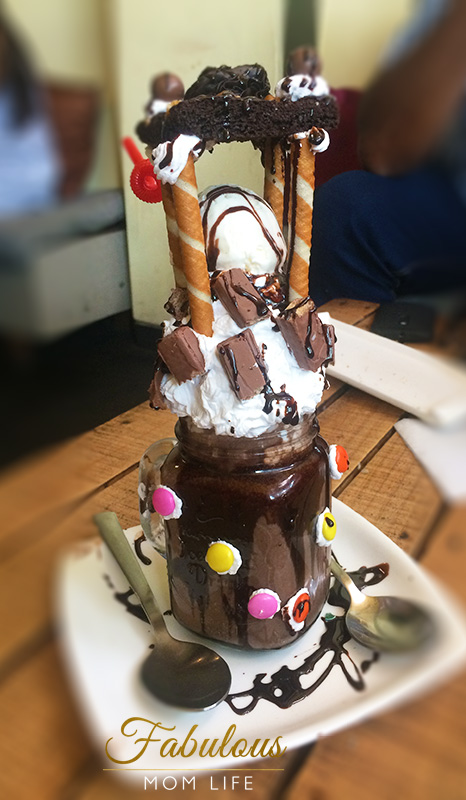 death by chocolate freak shake