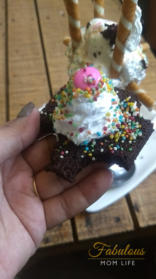 freak shake brownie sprinkles