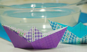 Easy, DIY Paper Sail Boats