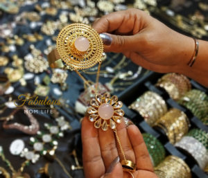 Elegant Hathphool Bracelet from Anmol Jewels & Pearls, Hyderabad