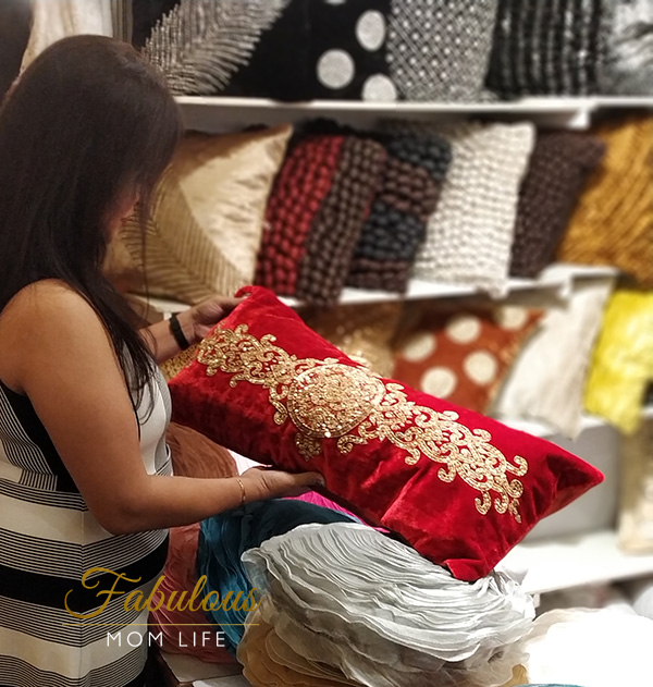 Sequined Velvet Cushion from Strawberryz, Delhi