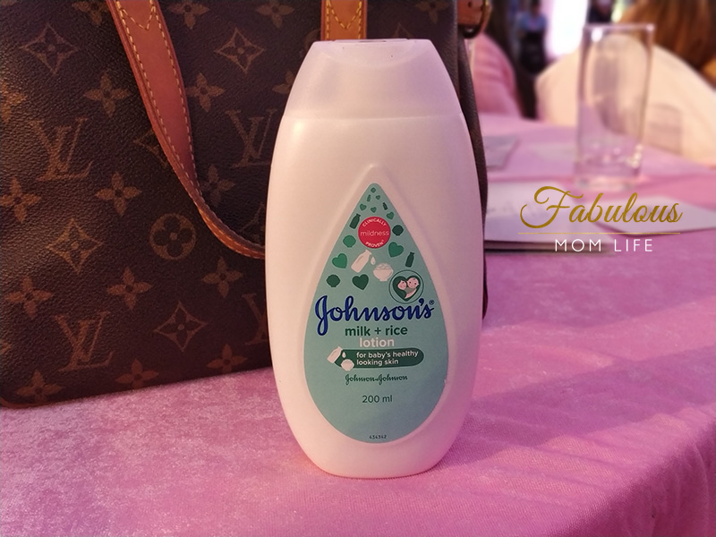 new johnsons baby milk rice lotion