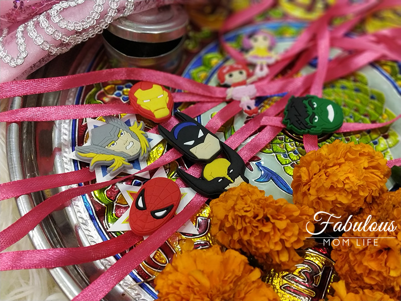 DIY Superhero Rakhis for Kids